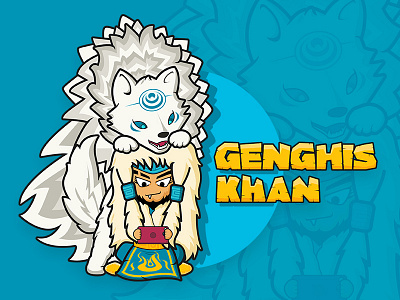 Genghis Khan Illustration genghis illustration khan