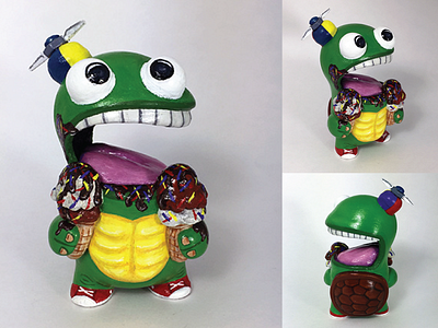 Timmy The Turtle converse designer toy ice cream teddy trooper toy turtle