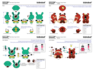 Kidrobot Betso Dunny Templates