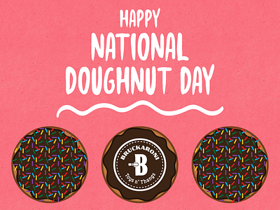 National Doughnut Day donut doughnut graphic design illustration illustrator national doughnut day