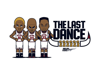 THE LAST DANCE HOME KIT basketball illustration jordan logo melonkicks tee thelastdance tshirt vector