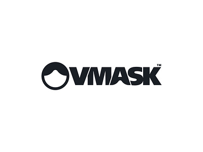 VMASK LOGO branding facemask logo melonkicks vector
