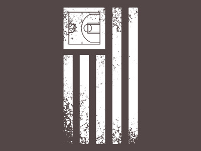 MelonBall Flag basketball illustration splashbros tee tshirt vector