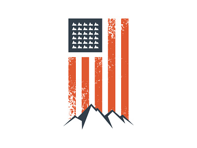 TRAIL REPUBLIC'S FLAG logo runner runners trail trailrunning vector