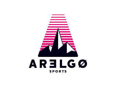 ARELGO SPORTS LOGO logo runner runners trail trailrunning vector
