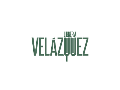 Librería Velázquez. Logo book logo vector