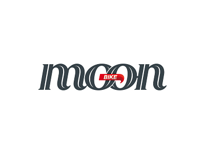 MOON Bike branding logo logotype vector