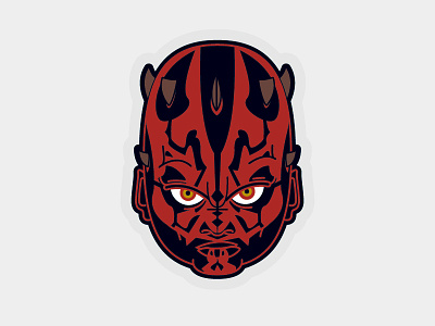 MELON MAUL darth maul illustration maul sith starwars storm storm troopers trooper troops vector