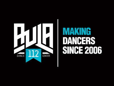 Aula 112 Dance Center dance dancecenter dancers logo vector