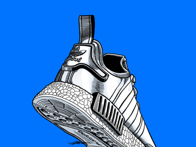 Nmd x Melonkicks adidas boost digital illustration illustration ipad nmd procreate