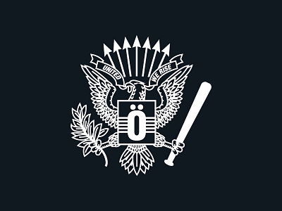 The Five Bros tee eagle logo porculen porculenbros ramones vector