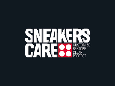 Sneakers Care Branding helvetica logo sneaker sneaker products sneakerhead vector