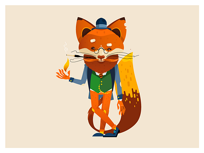 Firefox animal character character design firefox fox fun illustration techanimals