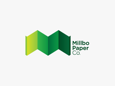 Millbo logo design option two logo m paper
