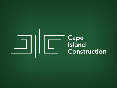 CIC branding building ci construction design lines logo