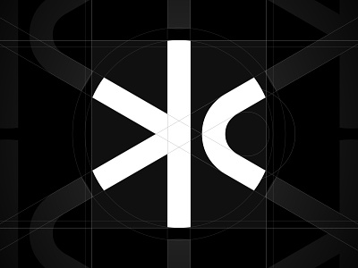 Modular Logo Design asterisk black and white branding concept dark theme graphic design logo modular