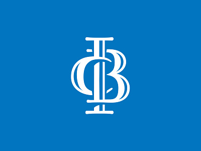 ICB logo initials logo vector