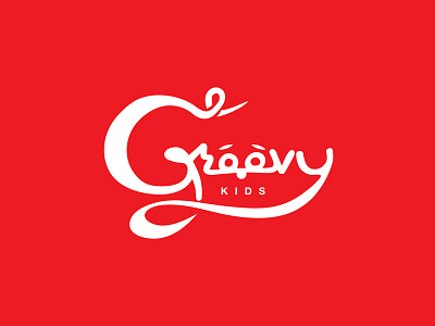 Groovy Kids groovy handwriting kids logo music red script