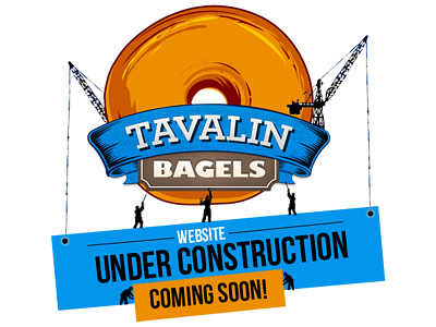 Under Construction bagels food notice under construction website