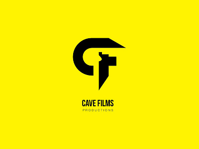 Film Company logo black film graphic logo movie production script tv yellow