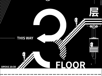 3rd Floor This Way