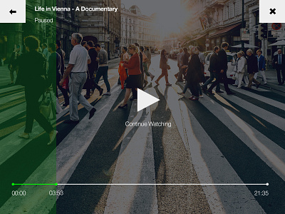 057 Video Player | 100 Days of UI Design