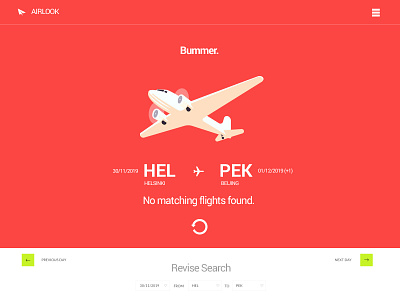 068 Flight Search | 100 Days of UI Design