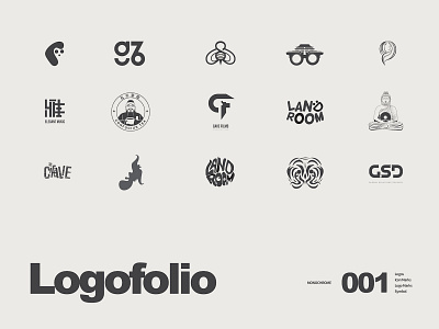 Logofolio 001 branding logo logo design logofolio logotype mark monochrome symbol