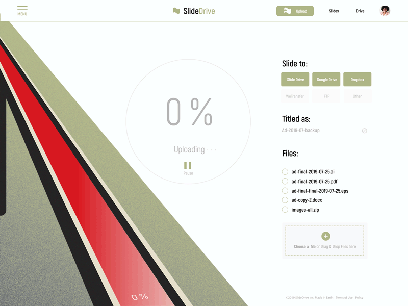 086 Progress Bar | 100 Days of UI Design 86 animation dailyui file file upload progress bar slide uidesign web design