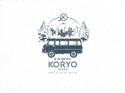 On the Road Travel T-Shirt Design