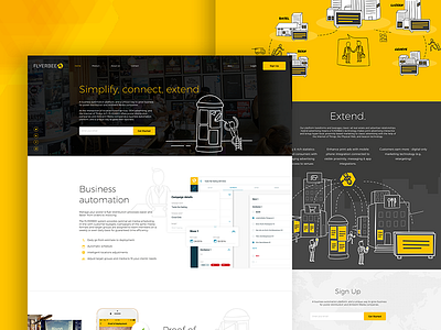 Flyerbee Landing Page