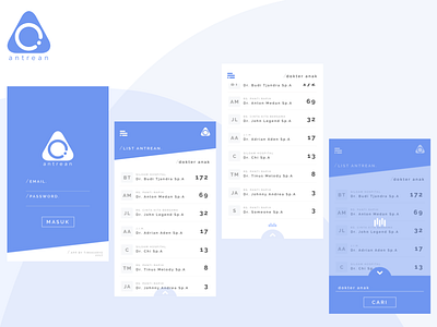 Antrean android doctor queue app first shot mobile simple