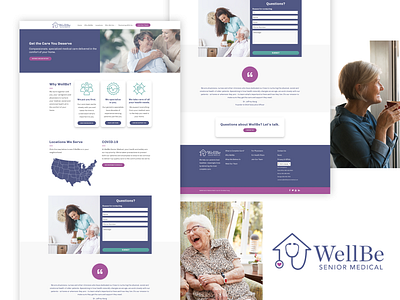 WellBe Senior Medical Website Redesign branding design logo medical medical care photo photography typography ui ux web web design webdesign website website builder website design websites wordpress wordpress design