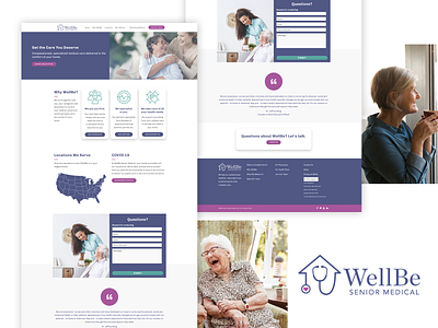 WellBe Senior Medical Website Redesign