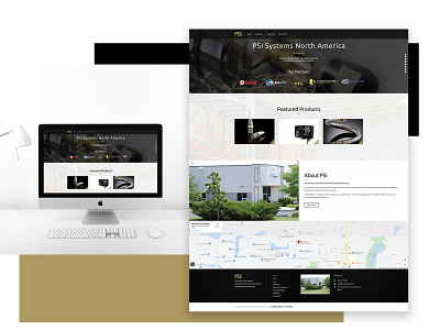 PSI Systems branding design minimal ui ux web website