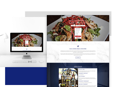 Blue Adobe Grille Web Design