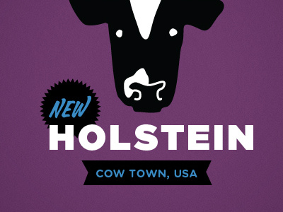 New Holstein branding graphic design illustration