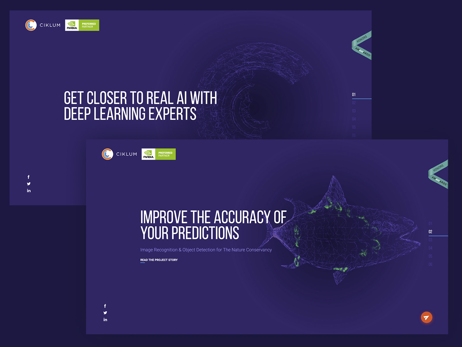 Deep Learning Landing Page By Oleksandr Postoiuk On Dribbble