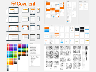Covalent Material Design Sketch Template [beta] angular apps charts colors d3 dashboard icons material design sketch