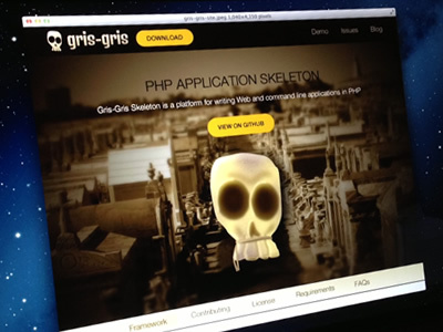 Gris-Gris Site dark skull voodoo website