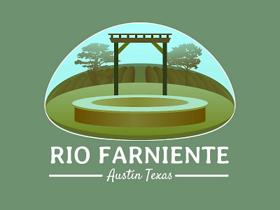 Rio Farniente Logo austin logo outdoors rio texas