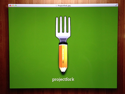 Projectfork Pencilfork Icon bootstrap fork gtd icon joomla manager pencil projects tasks
