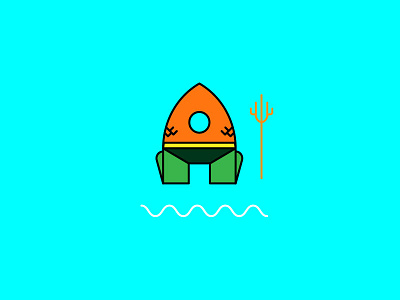 A is for Aquaman alphabet aquaman icon marvel sea superhero the super letters vector
