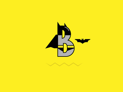 B is for Batman bat batman dark knight iambatman icon the super letters vector