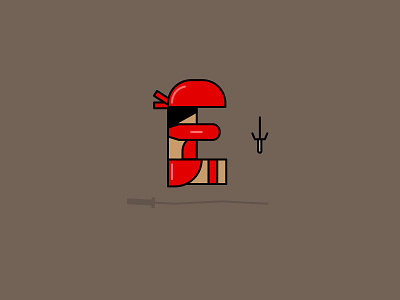 E is for Elektra elektra icon logo marvel the super letters type typography