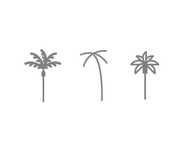 #PieCons: Palm Trees icons palm palm trees vector