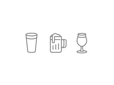 #PieCons: Beer beer brew brewery icon logo pie vector
