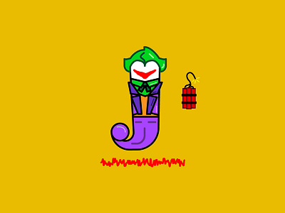 J is for Joker comics dc joker the joker the super letters