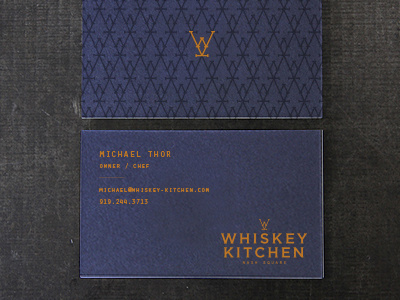 Whiskey Kitchen Biz Cards