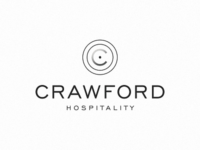 Crawford Hospitality branding c chef food icon identity logo logotype mark